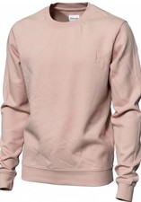 NWT Men's Pink French Terry Crewneck Pullover Sweatshirt Medium-Goodfellow Co