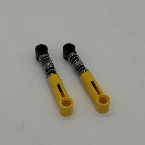 Lego® Technic Stoßdämpfer 731c04 gelb 6.5 L Hard Spring 2 Stück Federbein hart