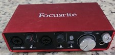 Focusrite Scarlett 2i2 2nd Gen USB Audio Interface Studio Recording Untested