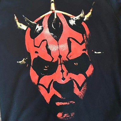RETRO DARTH MAUL BIG FACE GRAPHIC T-SHIRT S-5XL | eBay