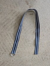 Blue And White Striped Belt