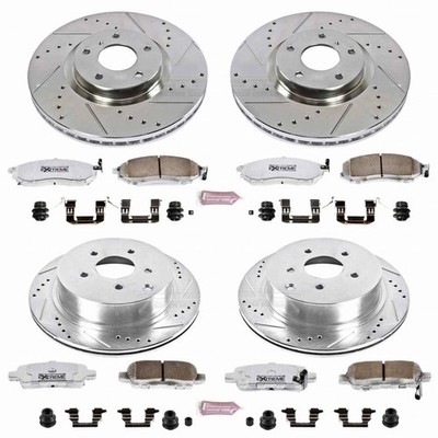 Power Stop Brake Kit For Infiniti M37/M56 2011-2013 - Front, Rear - Z26 Street