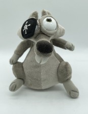 Scrat Ice Age 4 Continental Drift Plush Saber Toothed Squirrel Eye Patch 7" Toy