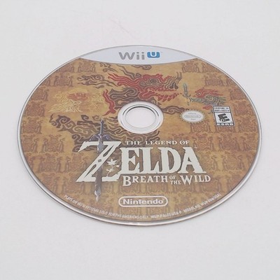 Zelda Breath of the Wild - Game Only - Good Condition - Tested - Wii U