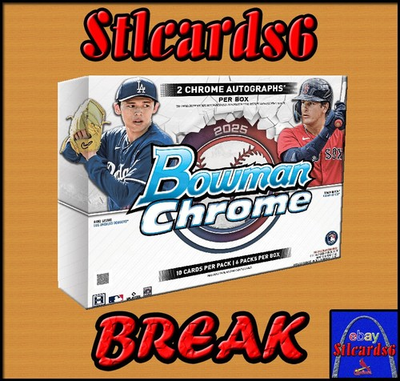 #ad #ad 🔥Pick Your Team🔥 #8 1x 2025 BOWMAN CHROME HOBBY BOX 🔥BREAK🔥 $29.99