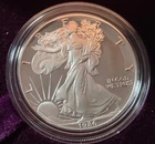 1986 Proof American Silver Eagle Coin - Silver Bullion - Box & COA included