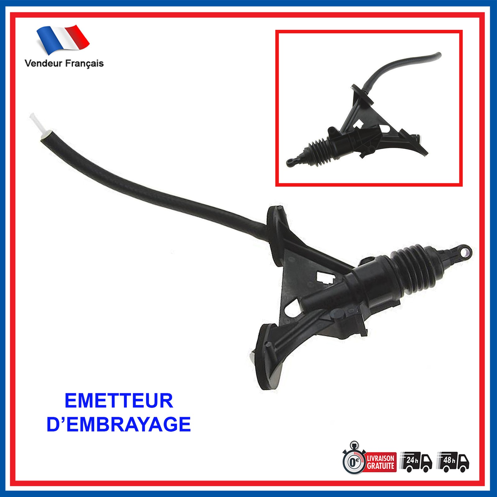 Émetteur de pédale d'embrayage contre les vitesses qui craquent - Alternative 1370929