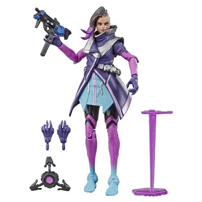 Hasbro Gaming E6487AS00 Overwatch Ultimates Series Sombra 6'' Collectible Acti...