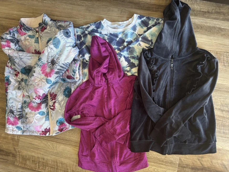 EUC Lot 7 Jacket, Hoodies, Shirts, Shorts, Leggings Girls 10-12 - Image 4 of 4
