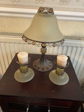 Partylite Paris Retro Tea-light Lamp.Tapered candle holders and wall hanging SET