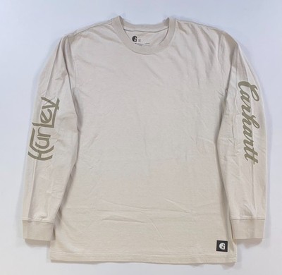 NEW Men's Hurley x Carhartt Heavy Duty Wash BFY Long Sleeve T-Shirt Size L
