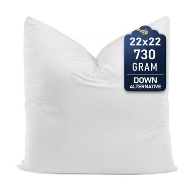 Utopia Bedding Throw Pillows (Set of 1, White), 22 x 22 Inches Pillows for...