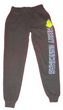 "Merry Grinchmas" Juniors Girls Size XS Black Joggers The Grinch Christmas