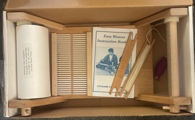 Harrisville Easy Weaver Hardwood Weaving Loom Heddle Shuttles Pickupstick