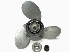 Mercury Black Max Propeller 48-19640A40 Prop 10 3/8" x 13"P 18hp 25hp Outboard