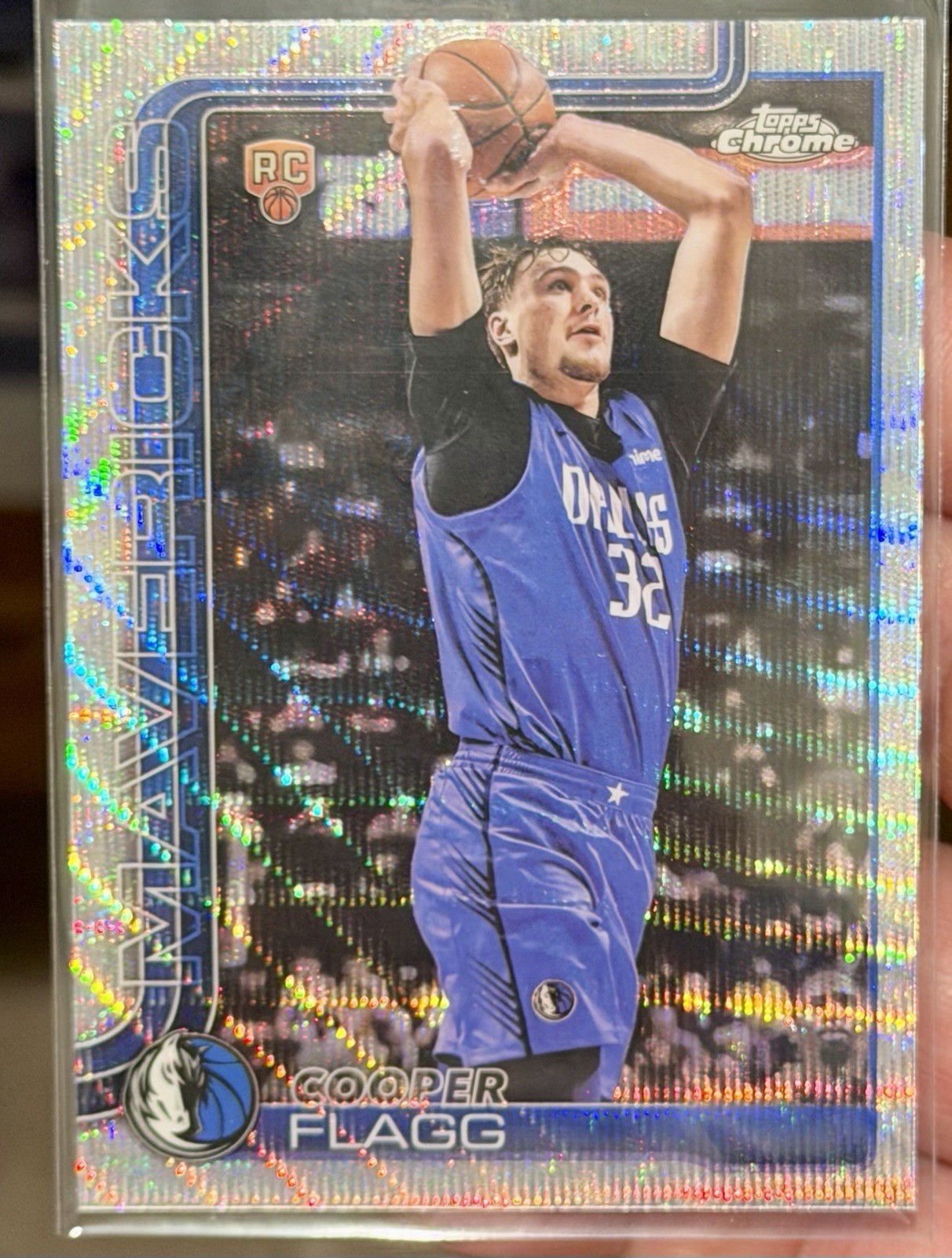 Cooper Flagg 2025-26 Topps Chrome Rookie RC #251 HOBBY WAVE REFRACTOR