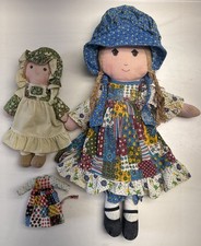 Original Holly Hobbie Knickerbocker Doll 14 Inch With Tags Friend Amy Lot Dress