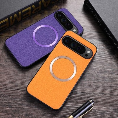 For Google Pixel 9 8 7 6 Pro PU Leather Shockproof Slim Back Phone Case Cover