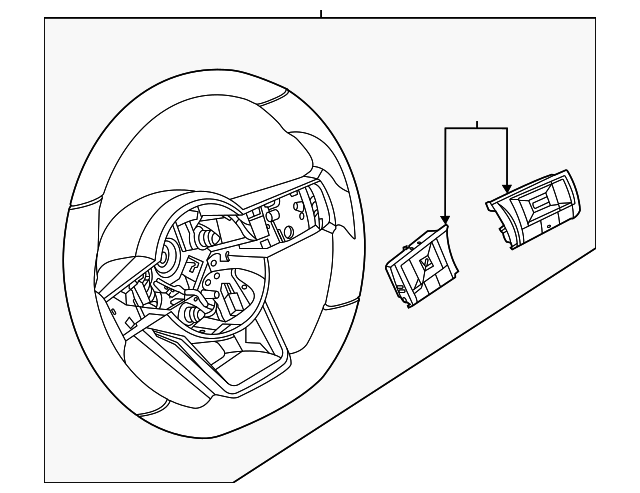 Genuine Nissan Steering Wheel 48430-6RL4A