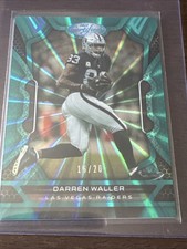 Darren Waller /20 2022 Panini Certified #60 Mirror Teal FOTL Las Vegas Raiders