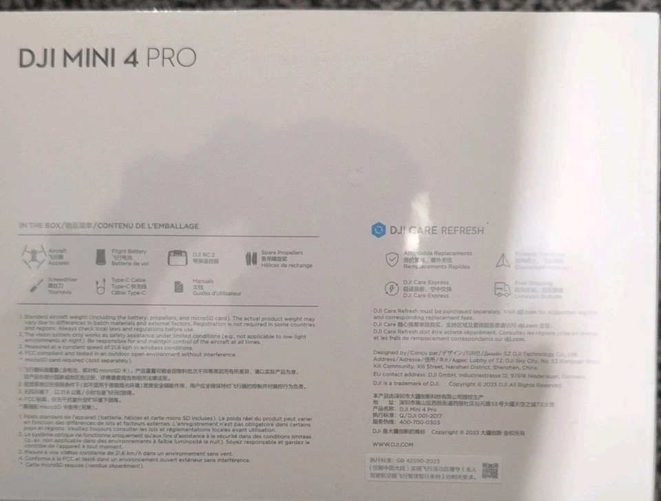 DJI Mini 4 Pro Camera Drone (with RC 2 Remote) - Image 2 of 4