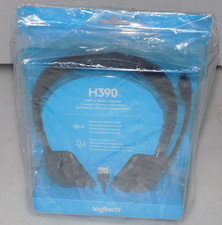 Logitech H390 USB Computer Headset Noise Canceling Mic New