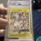 1991 Fleer - Ken Griffey Jr #450 Bat Around .300 PSA 10Seattle Mariners