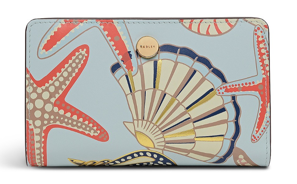 Radley Picton Place Leather Shell Medium Bifold 2 Note Section Coin Purse 113902