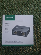 UGREEN 1000Mbps Ethernet Splitter 1 to 2, Plug and Play