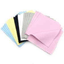 10PCS Jewelry Polish Cloth Silver Gold Watch Ring Necklace Cleaning Wipes