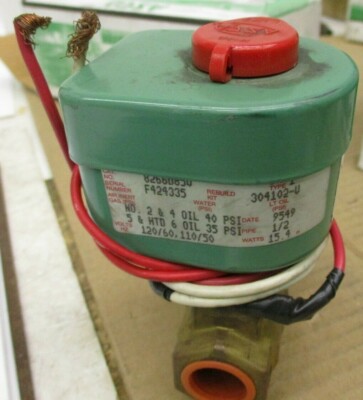 1/2'' Asco Solenoid Valve 8266D85V Encl. Type 1 120/60 110/50 V/Hz A620AES