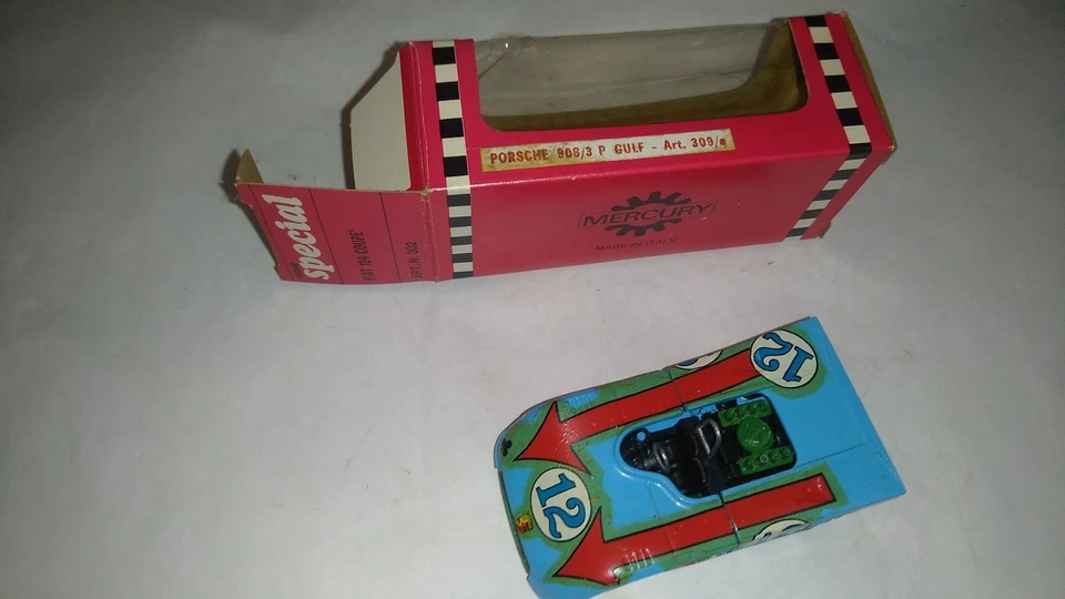 Mercury  porsche 908 3 gulf  n.309a   made in italy   special velox - Immagine 2 di 4