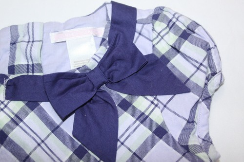 JANIE AND JACK baby girls 2T LAVENDER PLAID dress - Picture 3 of 8