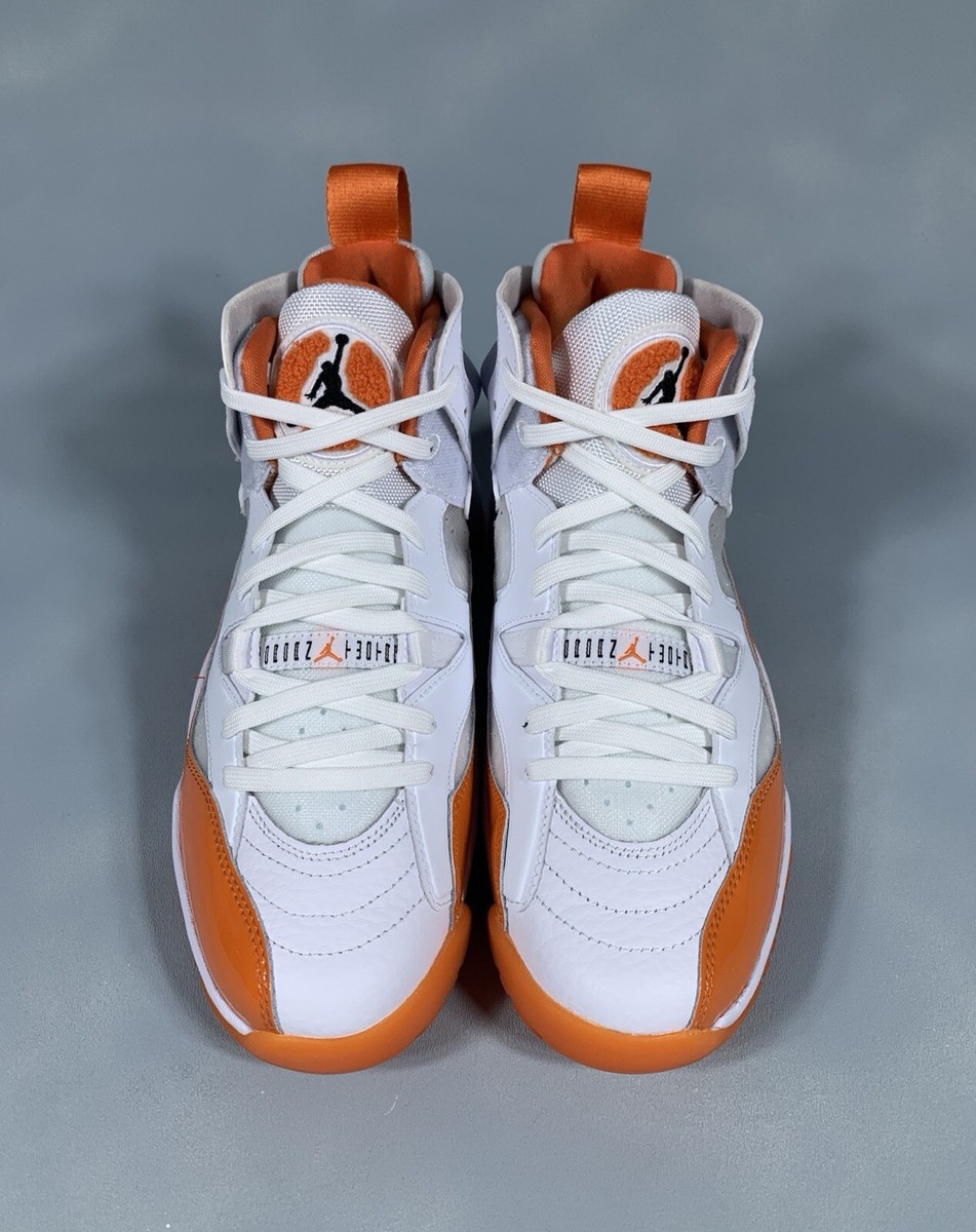 Nike Air Jordan Jumpman Two Trey 'Starfish' White Orange DR9631
