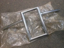 Vintage Custom 7/8" Chrome Handlebars Square O Box Window Bars Made in Japan