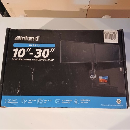 Inland DLB212 Dual-Arm Desktop Mount 