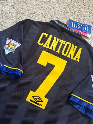BNWT Manchester United 1995 Kung Fu #7 Cantona XL shirt jersey | eBay