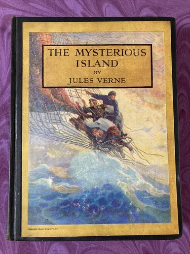 The Mysterious Island by Jules Verne 1935 Charles Scribner’s Sons Hardcover