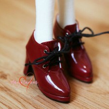1/3SDGR/13 BJD Shoes British Pointed-toe High Heels Boots Thick Heel 3 Colors