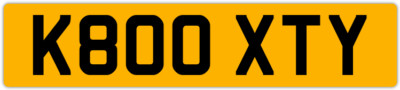 KIRSTY KATEY KATIE KATE KATES PRIVATE REGISTRATION NEW CAR NUMBER PLATE K800 XTY