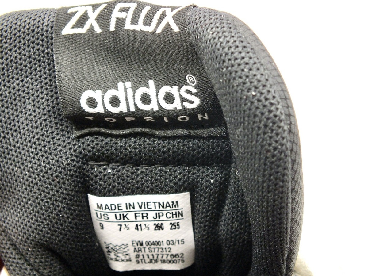 Adidas ZX Flux Women's Athletic Torsion Trainers Blk/White