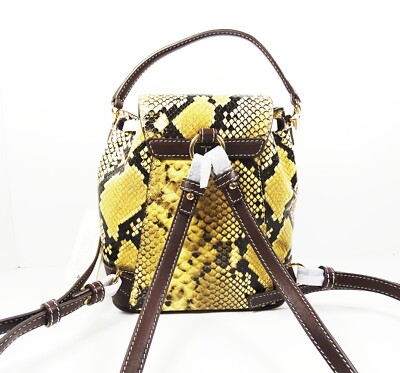 TORY BURCH Thea Exotic Leather Mini Bucket Convertible Backpack TORY BURCH Thea Exotic Leather Mini Bucket Convertible  main image 2