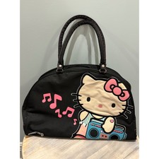 Hello Kitty Y2K Black Hello Kitty Handbag Duf...
