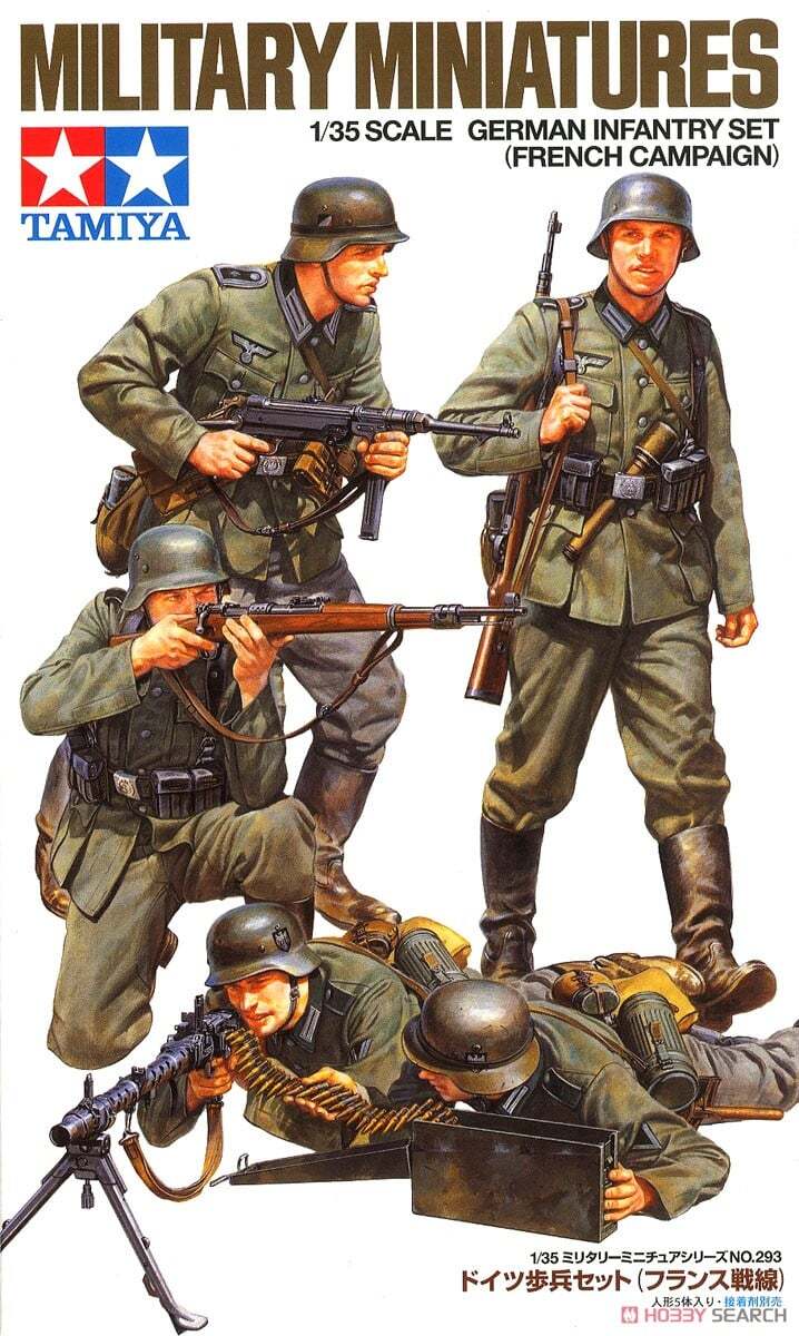 ◯なぁ Tamiya 35293 1/35 Scale German Soldiers Set France Front | eBay