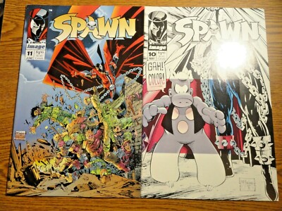 Spawn # 10,11 Schlüssel Run Von 2 Todd Mcfarlane Los 1st Aufdruck Cerebus Miller