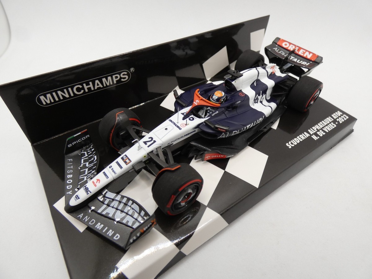 ミニカー MINICHAMPS SCUDERIA ALPHATAURI AT04 Minichamps 1:43 SCUDERIA ALPHATAURI AT04 NYCK DE VRIES 2023