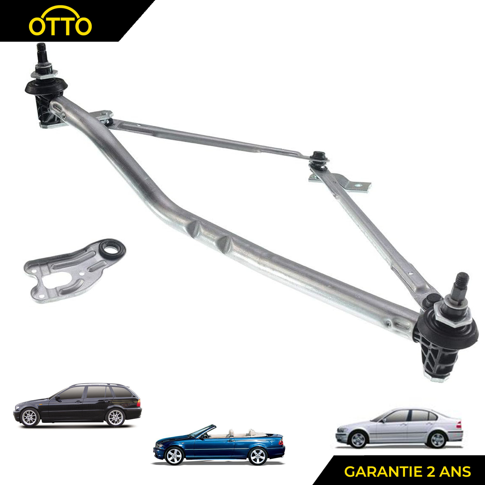 Mécanisme essuie-glace E46 bloqué ? Solution tringlerie acier pour Coupe et Touring