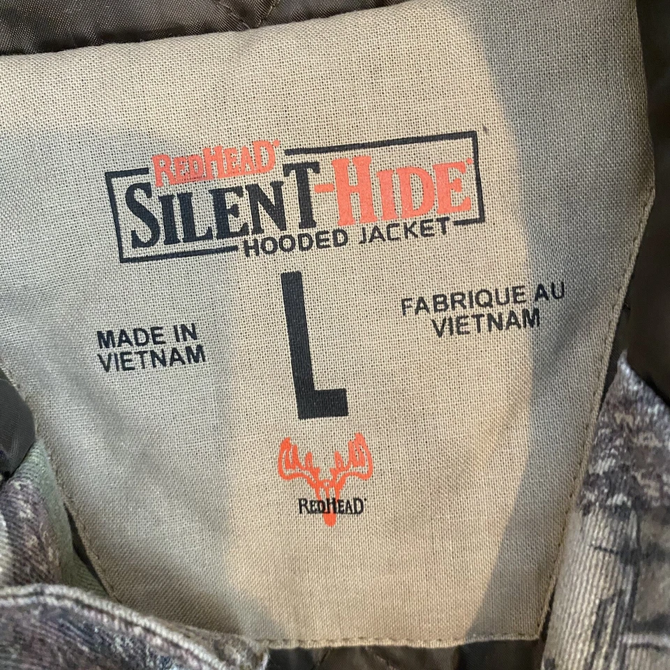 Redhead Hooded Jacket Realtree Camo Men’s Size Large Quilted Lining Workwear Y2K - Image 4 of 4