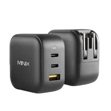 MINIX NEO P1 66W GaN Charger Fast Charger Quick Charger 3 Ports EU/US/UK Plug