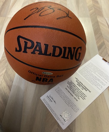 LeBron James Signed Autograph Auto Spalding Basketball Ball Upper Deck UDA COA - Picture 2 of 3